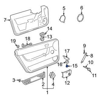 Audi OE - Left Door Window Switch