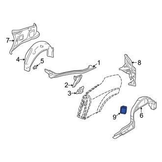 Audi OE - Rear Quarter Panel Vent