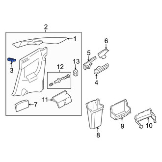 Audi OE - Lower Quarter Panel Trim Panel Clip