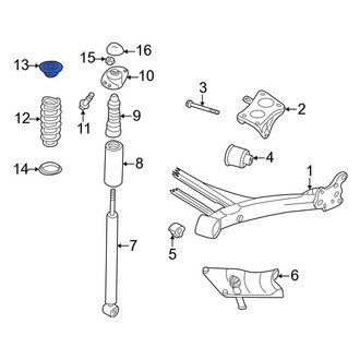 Audi OE - Rear Upper Coil Spring Insulator