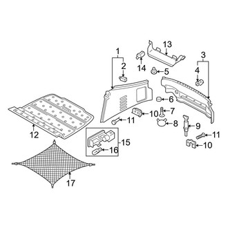 Audi OE - Rear Body & Floor - Interior Trim (Coupe)