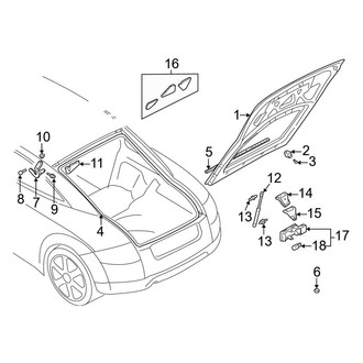 Audi OE - Lift Gate - Gate & Hardware (Coupe)