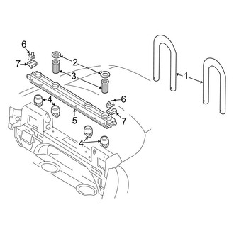 Audi OE - Convertible/Soft Top - Roll Bar (Convertible)
