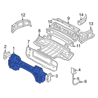Audi OE - Center Lower Rear Body Panel