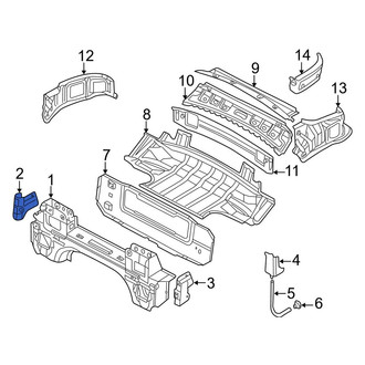 Audi OE - Center Right Rear Body Panel