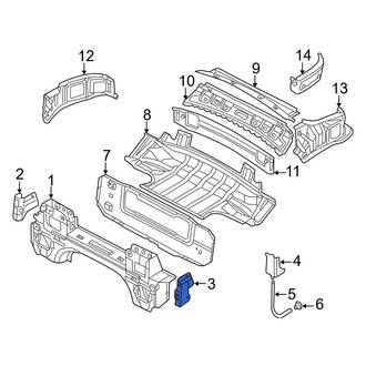 Audi OE - Center Left Rear Body Panel