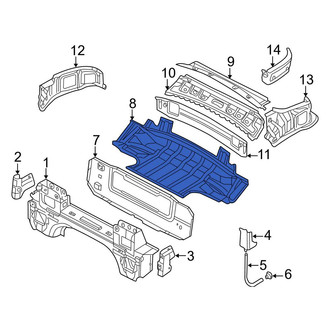 Audi OE - Rear Floor Pan