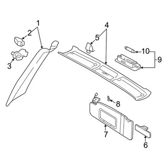 Audi OE - Roof - Interior Trim (Convertible)