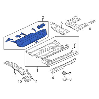 Audi OE - Rear Floor Pan