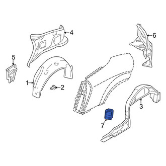 Audi OE - Rear Quarter Panel Vent