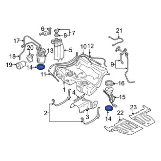 Audi OE - Fuel Pump Tank Seal