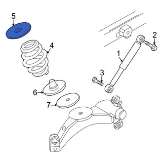 Audi OE - Rear Lower Coil Spring Insulator