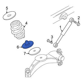 Audi OE - Rear Lower Coil Spring Insulator