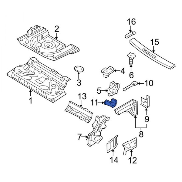 Frame Rail End Bracket