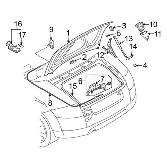 Audi OE - Trunk Lid - Lid & Components (Convertible)