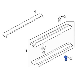 Audi OE - Center High Mount Stop Light Nut