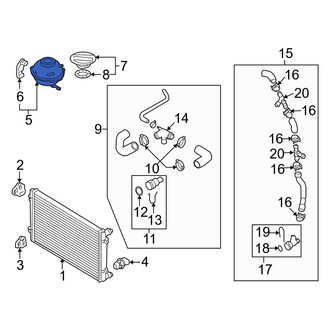 Audi OE - Engine Coolant Reservoir