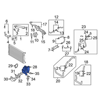 Audi OE - Lower Engine Coolant Thermostat Housing