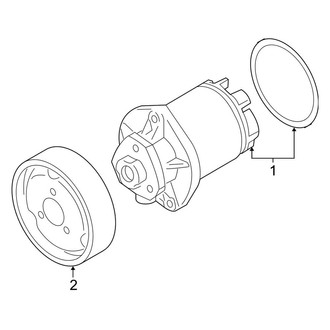 Audi OE - Cooling - Water Pump (Main), (3.2L)