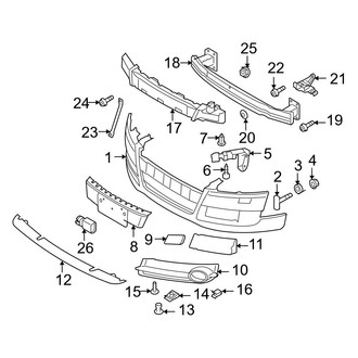 Audi OE - Front Bumper - Bumper & Components