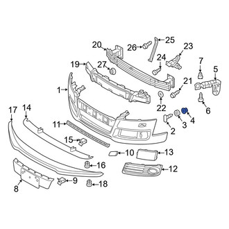 Audi OE - Bumper Cover Nut