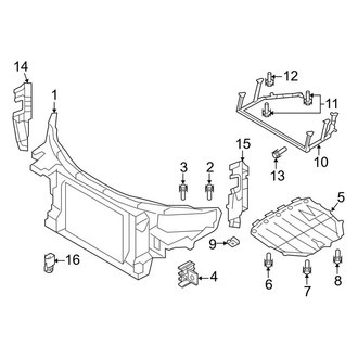 Audi OE - Radiator Support
