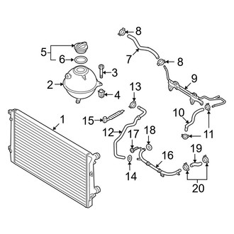 Audi OE - Cooling - Radiator & Components (2.0L)