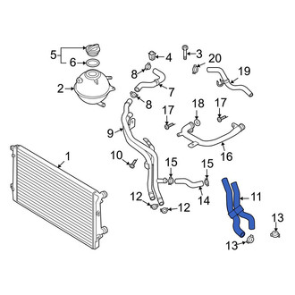 Audi OE - Lower Radiator Coolant Hose