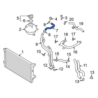 Audi OE - Engine Coolant Overflow Hose