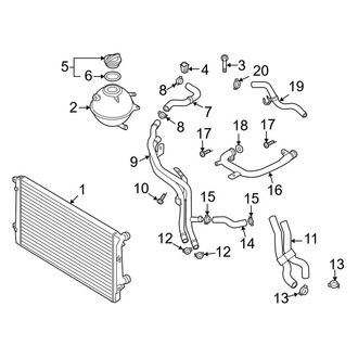 Audi OE - Cooling - Radiator & Components (2.0L Gas)