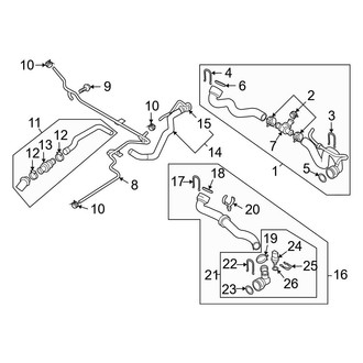 Audi OE - Cooling - Hoses & Lines (2.0L Gas)