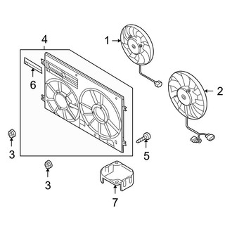 Audi OE - Cooling Fan (2.0L Gas)