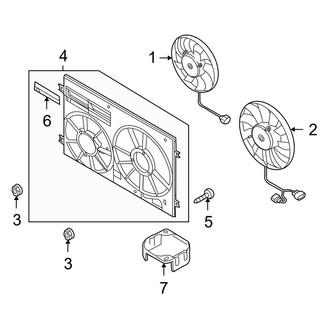 Audi OE - Cooling Fan (2.0L Gas)