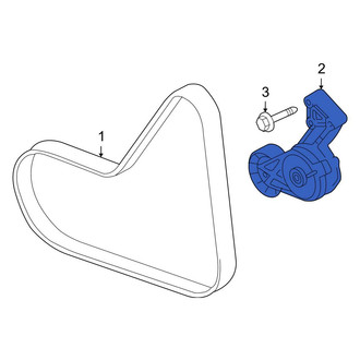 Audi OE - Accessory Drive Belt Tensioner Assembly
