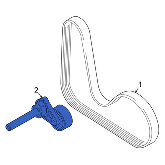 Audi OE - Accessory Drive Belt Tensioner Assembly