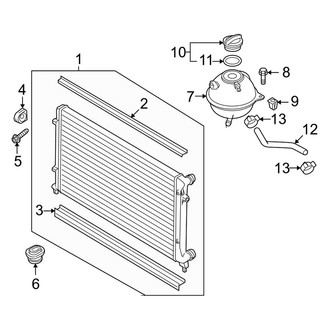 Audi OE - Cooling - Radiator & Components (Main), (3.2L)