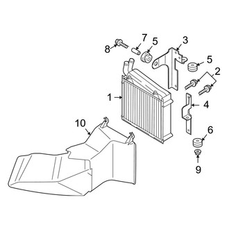 Audi OE - Cooling - Radiator & Components (Auxiliary), (Base 3.2L)