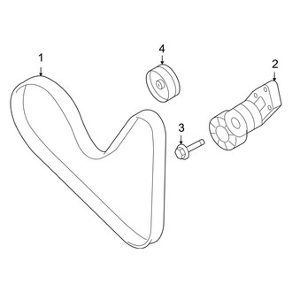 Audi OE - Cooling - Belts & Pulleys (Base 3.2L)