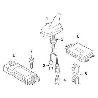 Audi OE - Electrical - Antenna (Coupe)
