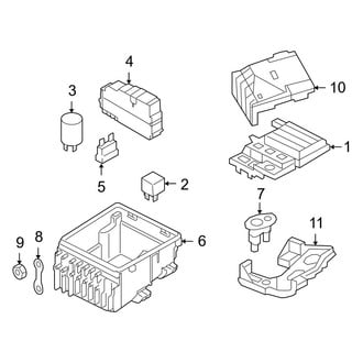 Audi OE - Electrical - Fuse & Relay (Engine Compartment)