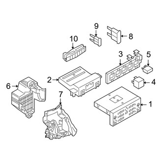 Audi OE - Electrical - Fuse & Relay (Passenger Compartment)