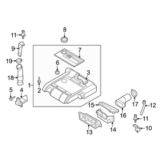 Audi OE - Engine / Transaxle - Air Cleaner (2.0L)