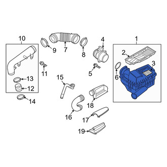 Audi OE - Air Filter Housing