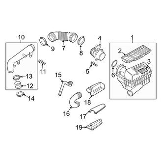 Audi OE - Engine / Transaxle - Air Cleaner (Premium Plus / Prestige)