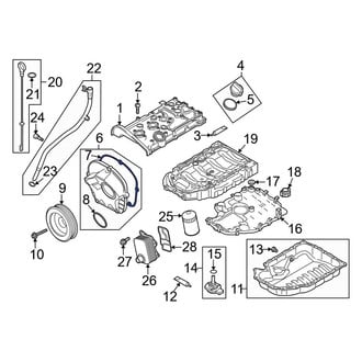 Audi OE - Engine Timing Cover Gasket