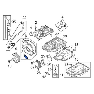 Audi OE - Engine Timing Cover Seal