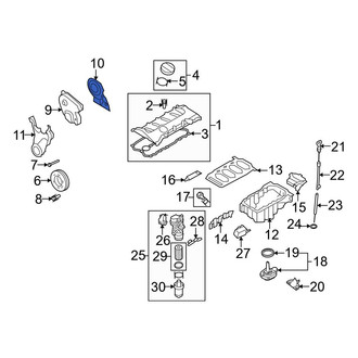 Audi OE - Outer Upper Engine Timing Cover