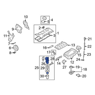 Audi OE - Engine Oil Filter Adapter