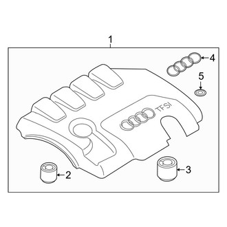 Audi OE - Engine / Transaxle - Engine Appearance Cover (Premium Plus / Prestige)