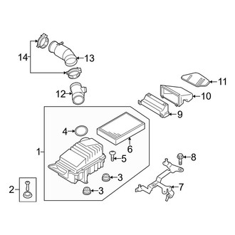Audi OE - Engine / Transaxle - Air Intake (3.2L)